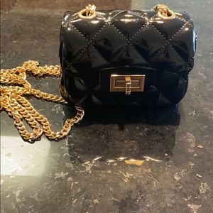 Crossbody gold chain bag